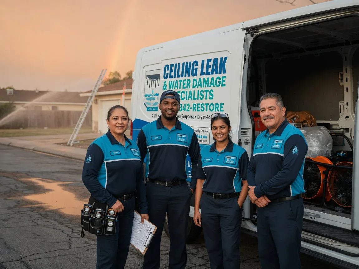 Ceiling Leak Cleanup company in Henryville, PA